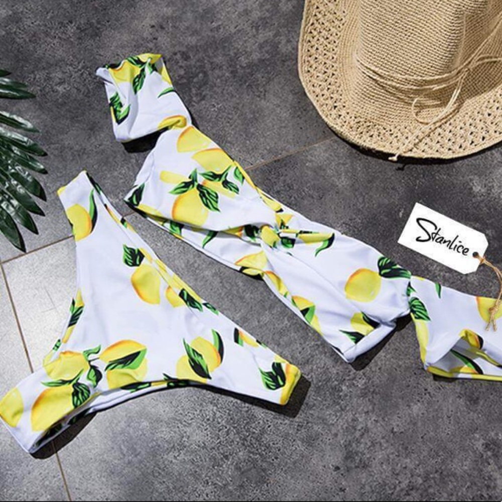 STANLICE Lemon GRN BIKINI sz S/M (NWT)